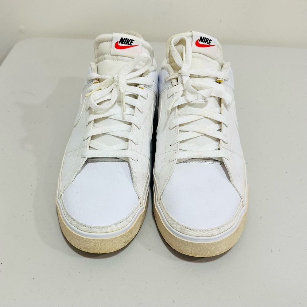 Mens Nike Court Legacy White Athletic Shoe Sneaker W/Black Stripe Size 13‎ - Picture 5 of 11